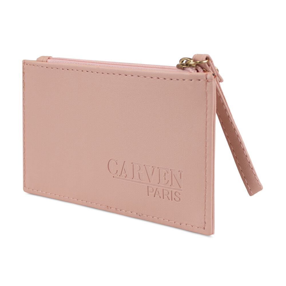Tarjetero Billetera Mujer Con Monedero Suny Rosado Carven Paris image number 2.0