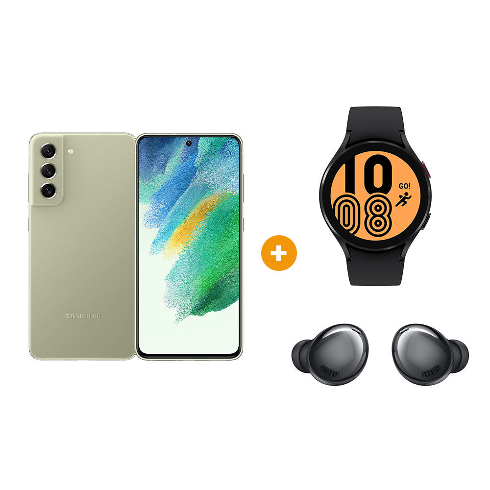 Smartphone Samsung Galaxy S21 FE Olive 128 GB Galaxy Watch