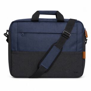 Bolso Notebook Trust Lisboa 16"ultra Delgado Navy Premium