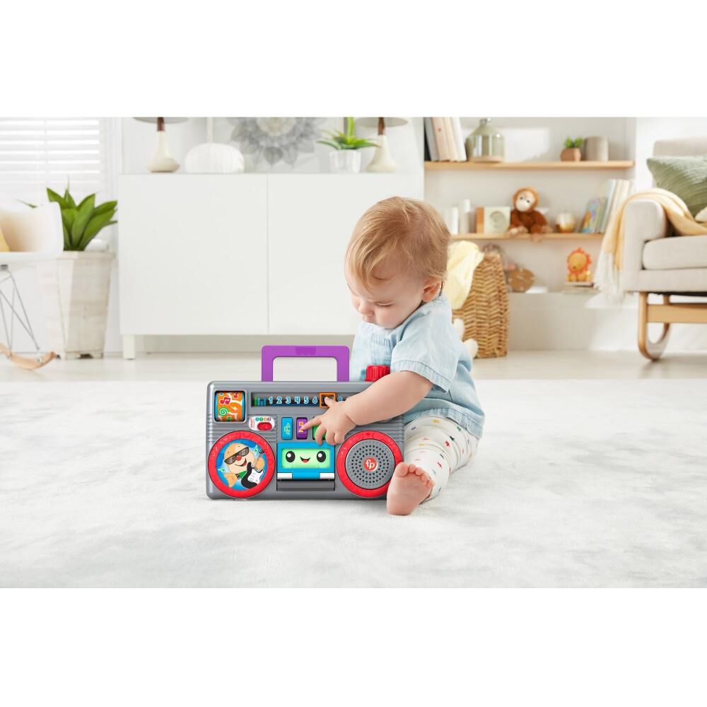 Juguete Interactivo Fisher Price Radio Portátil Baila Y Aprende image number 4.0