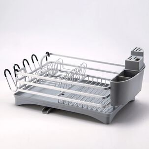 Secador De Platos Platera Moderna De Aluminio Inoxidable