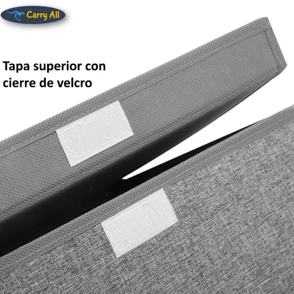 Caja Organizadora Canasto Ropa 78 Litros Plegable Tela Cesta image number 3.0