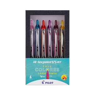 Set L&aacute;pices Hi-techpoint V5 6 Un.