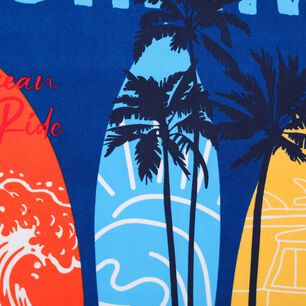 Toalla De Playa Casaideal Surfboard 27 / 75x150 Cm