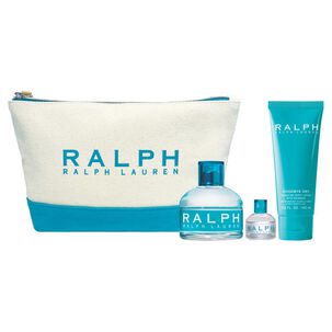 Set De Perfumería Ralph Ralph Lauren / 100ml + 7ml / Eau De Toilette + Loción Corporal 100 Ml + Cosmetiquero