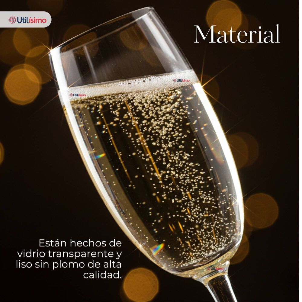 Set De 12 Copas De Champa&ntilde;a Espumante 180 Ml image number 4.0