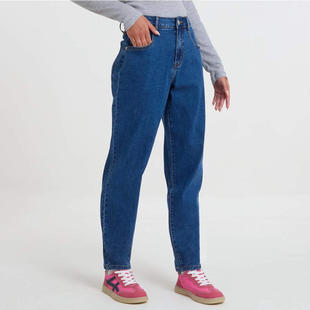 Jeans Tiro Medio Mom Mujer Freedom image number 2.0
