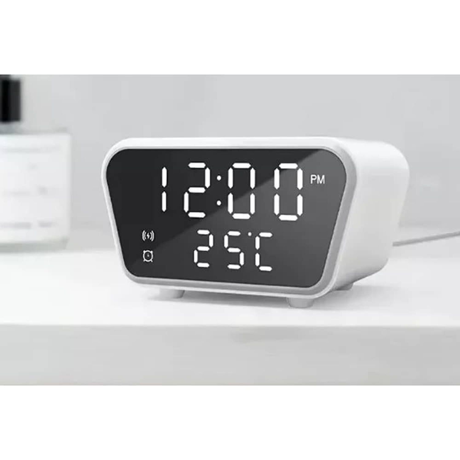 Despertador Digital Led Con Cargador Inal&aacute;mbrico image number 2.0