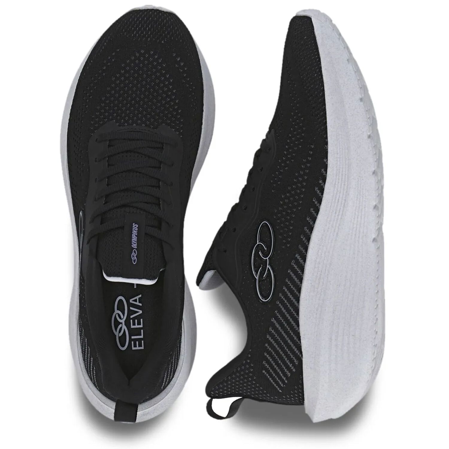 Zapatilla Hombre Rayo Negro/blanco image number 2.0