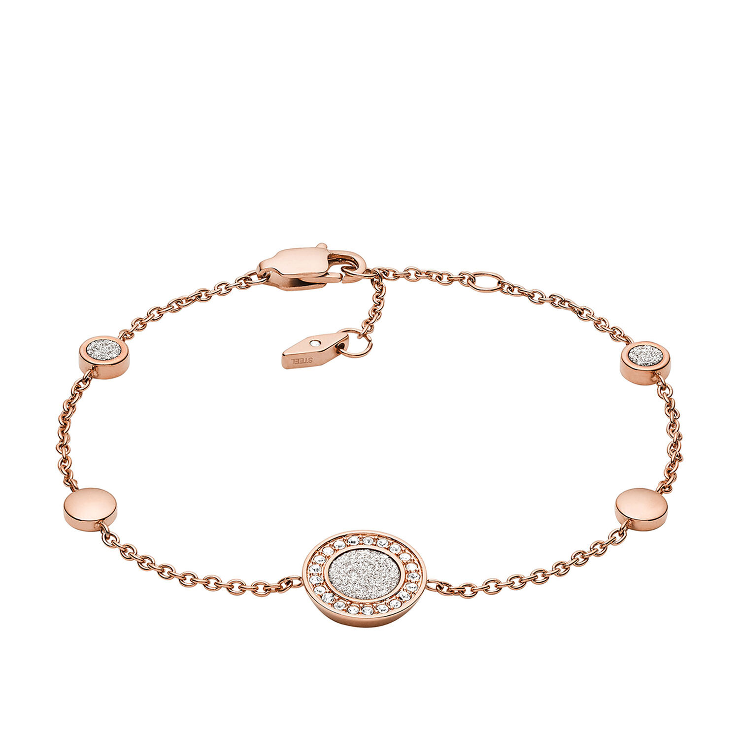 Pulsera Fossil Jf03264791 Dorado Mujer image number 0.0