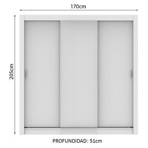 Cl&oacute;set Vekkahome Monaco / 3 Puertas