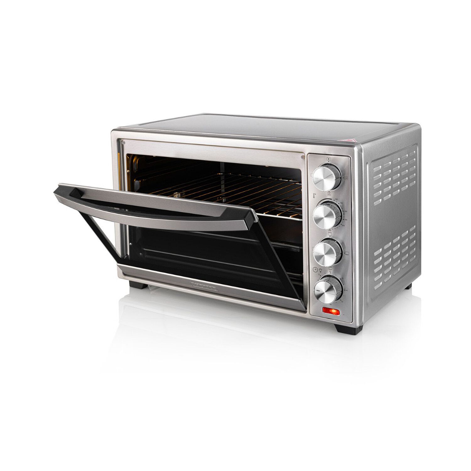 Horno El&eacute;ctrico Thomas Th62i 60 Litros 2200w Horno De Mesa Sobremesa Con Grill Convecci&oacute;n Y Spiedo Acero Inoxidable Timer 60 Minutos Doble Bandeja Pla image number 3.0