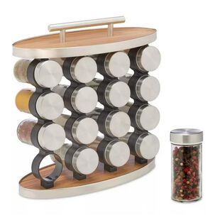 Set De Condimentero 16 Piezas 29x28cm Especiero Para Cocina