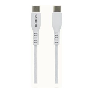 Cable De Carga Rapida 60w Usb C A Usb C Blanco Dlp8601b/71