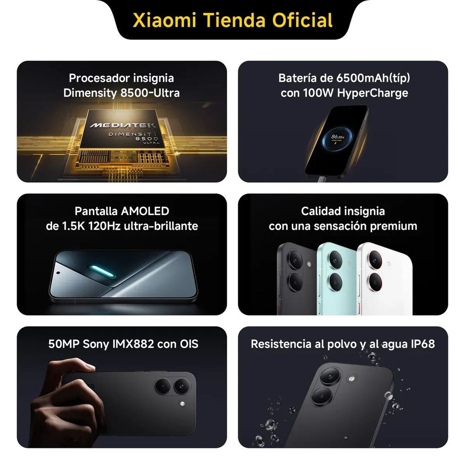 Xiaomi Poco X8 Pro 12gb Ram 512gb Rom Dual Sim 6.59 Amoled Dimensity 8500 Ultra image number 7.0