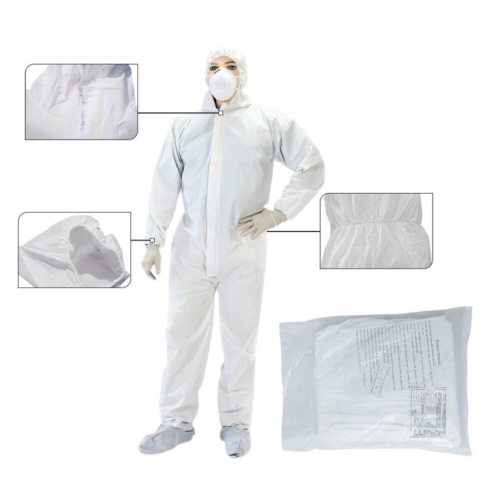 Buzo Blanco Cuerpo Entero Talla Xl image number 0.0