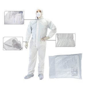 Buzo Blanco Cuerpo Entero Talla Xl