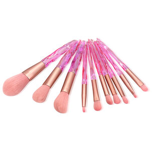 Set Brochas Y Pinceles Para Maquillaje Profesional Con Bolso Estuche