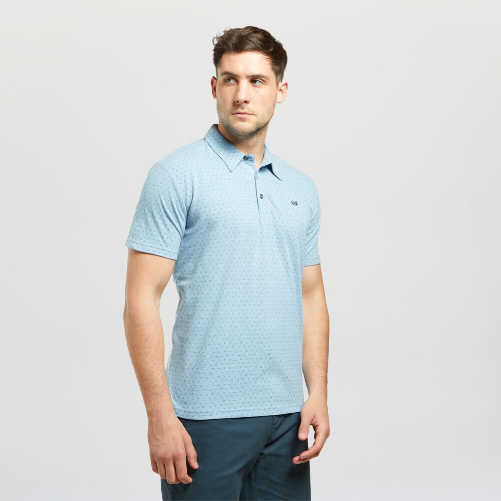 Polera Manga Corta Cuello Piqué Hombre Peroe image number 2.0