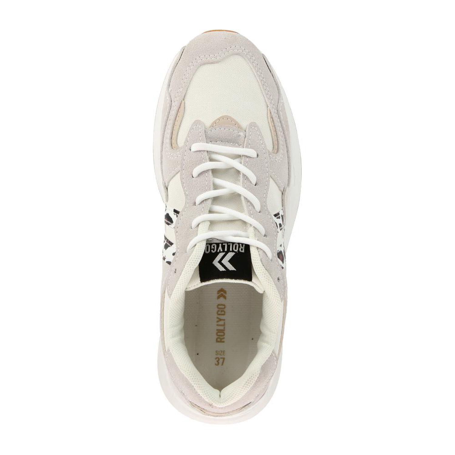 Zapatilla Urbana Mujer Rolly Go Crema image number 4.0
