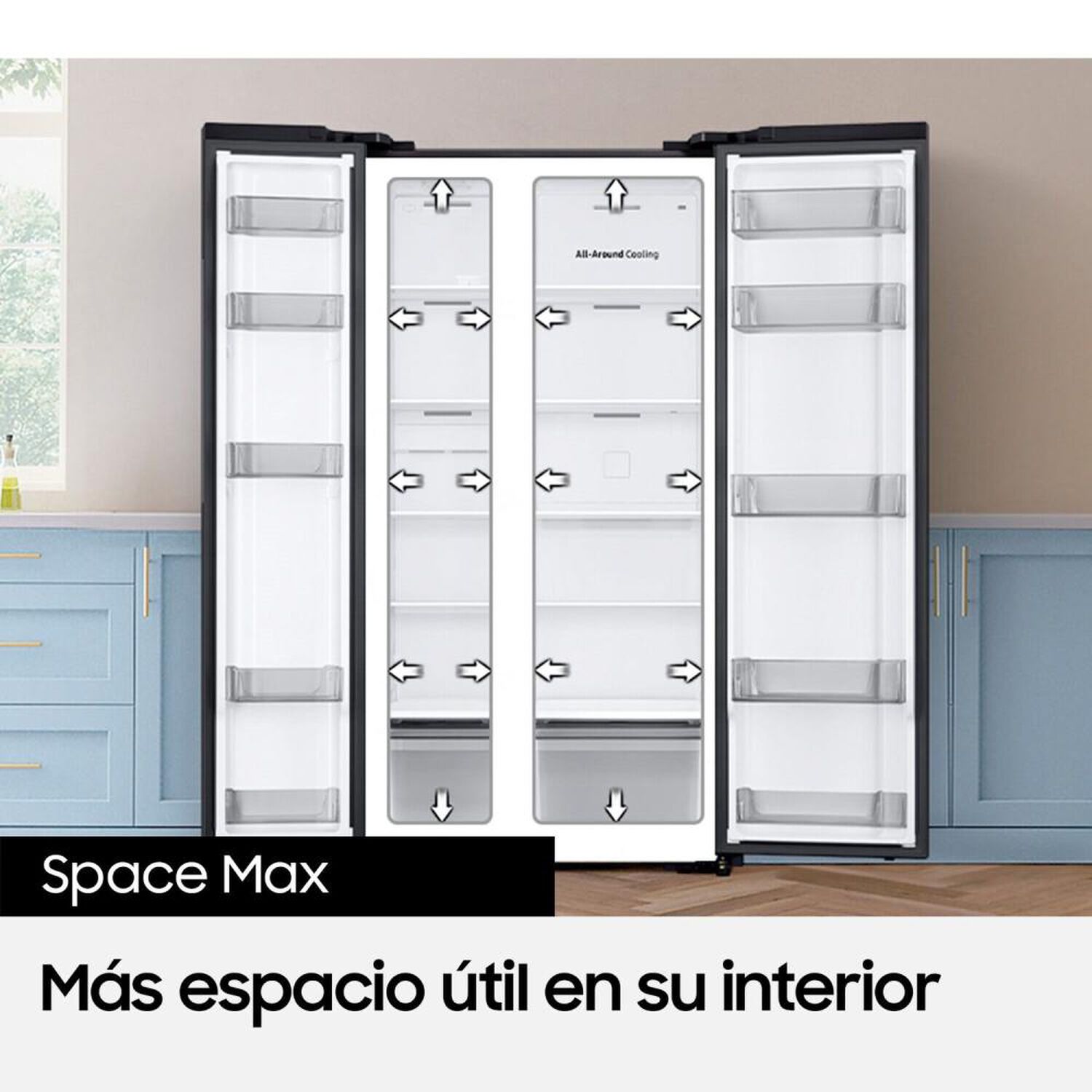 Refrigerador Side By Side Samsung RS57DG4000M9ZS / No Frost / 583 Litros / D image number 3.0