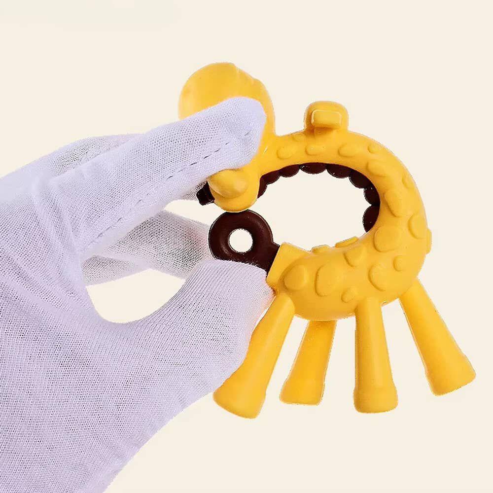Mordedor Jirafa De Silicona Para Bebe Para Calmar Denticion image number 1.0