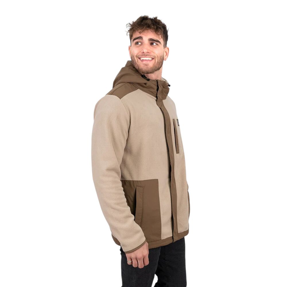 Chaqueta Polar Journey Taupe Hombre Falcone image number 4.0