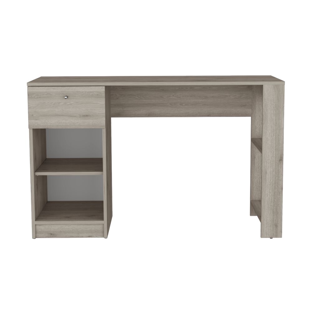 Escritorio Melamina 1 Cajon 75,6x120,2x47,3 Cm Gris image number 3.0