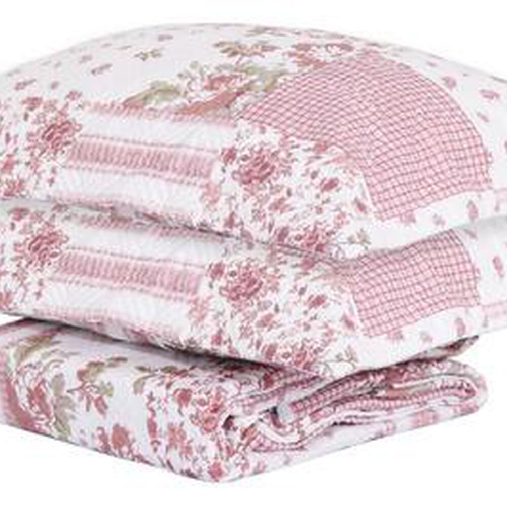 Quilt Andes Estampado Patchwork Rosado 1,5 Plazas image number 2.0