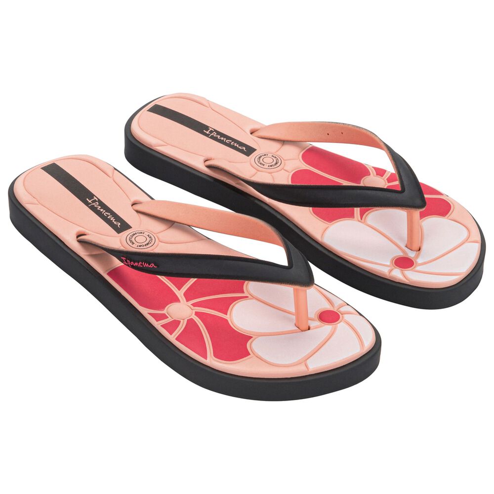 Sandalia Mujer Negro/rosa Classic Comfy Ipanema image number 1.0
