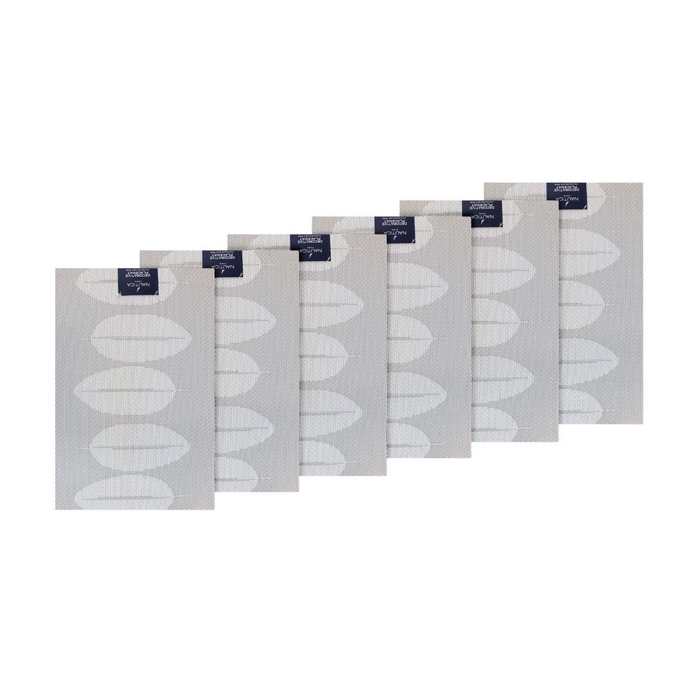 Pack 6 Individuales Nautica Home 45x30cm Reversible Hojas Blanco image number 4.0