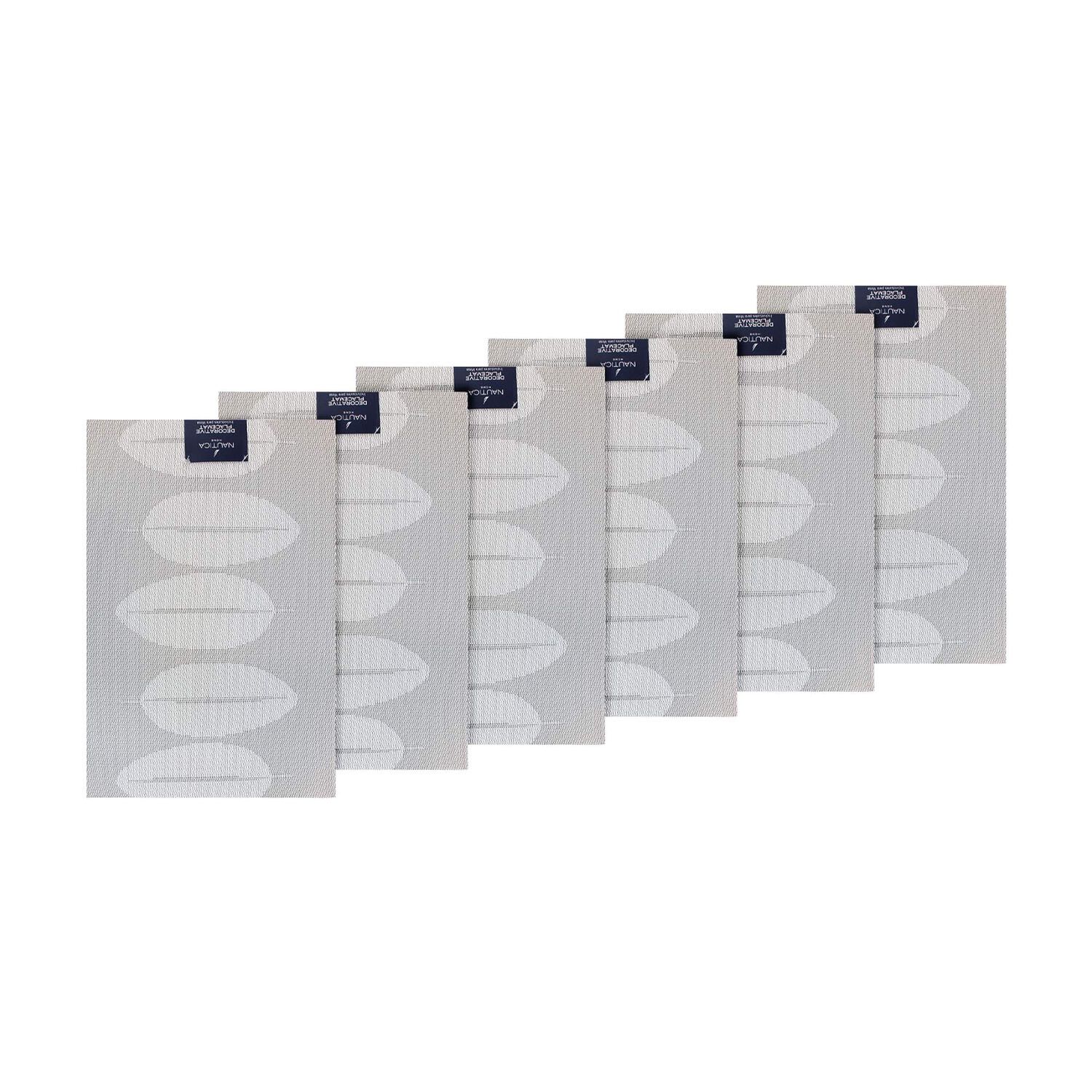 Pack 6 Individuales Nautica Home 45x30cm Reversible Hojas Blanco image number 4.0