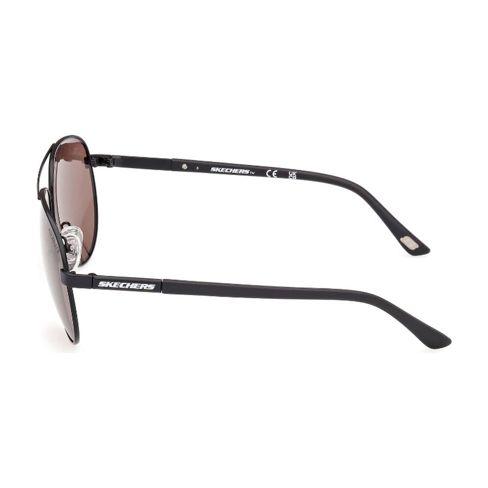 Lentes De Sol Negro Mate Polarizados Skechers image number 2.0