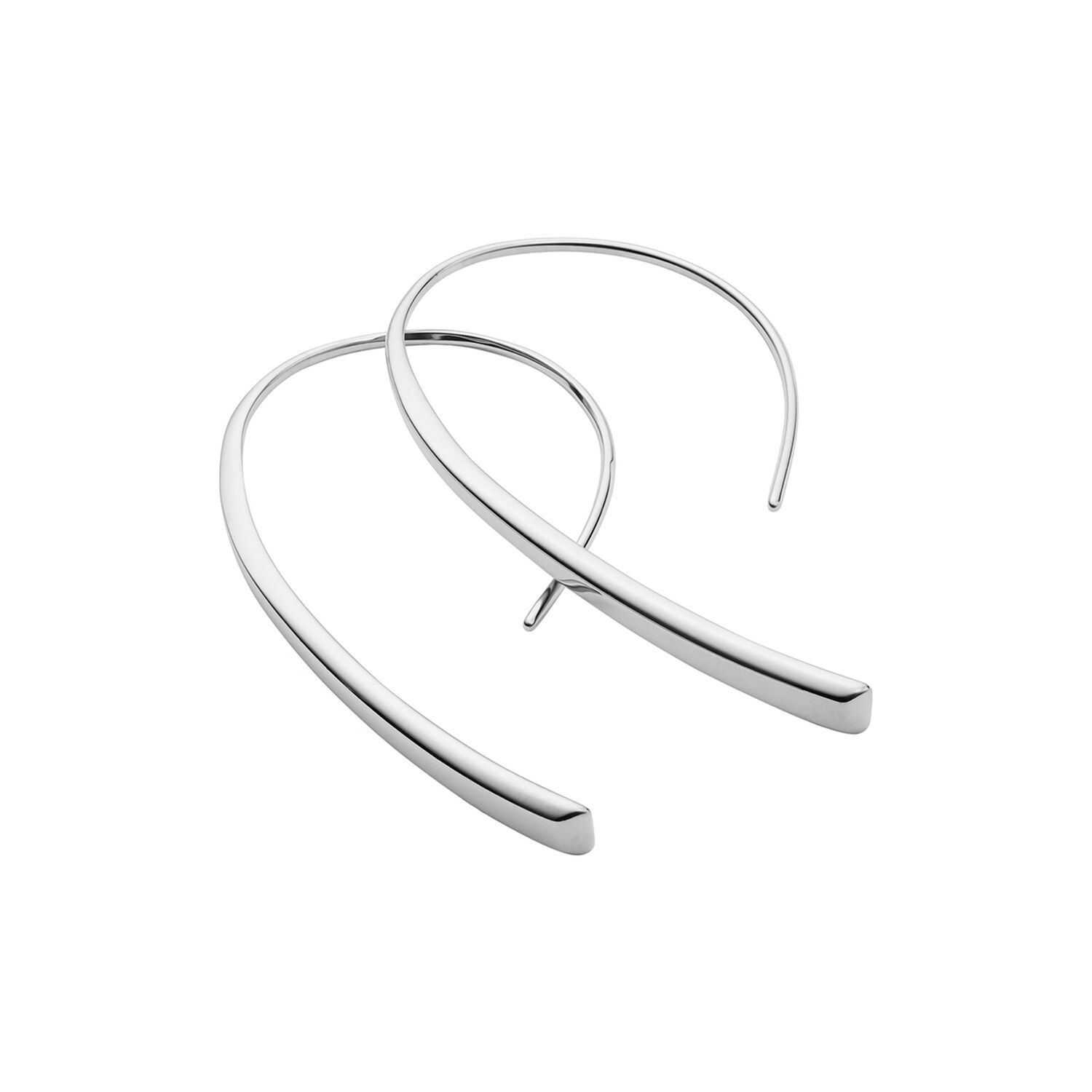 Aros Fossil Jf01702040 Plateado Mujer image number 0.0
