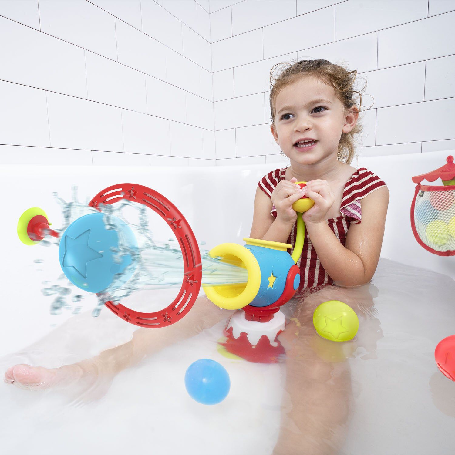 Juego De Ba&ntilde;o Ca&ntilde;on De Agua Infantil Beb&eacute; Ni&ntilde;o Ni&ntilde;a Tina Yookidoo image number 3.0