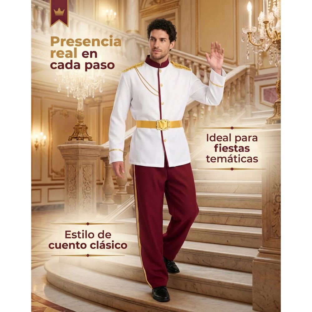 Disfraz Adulto Principe Encantador Cenicienta image number 3.0