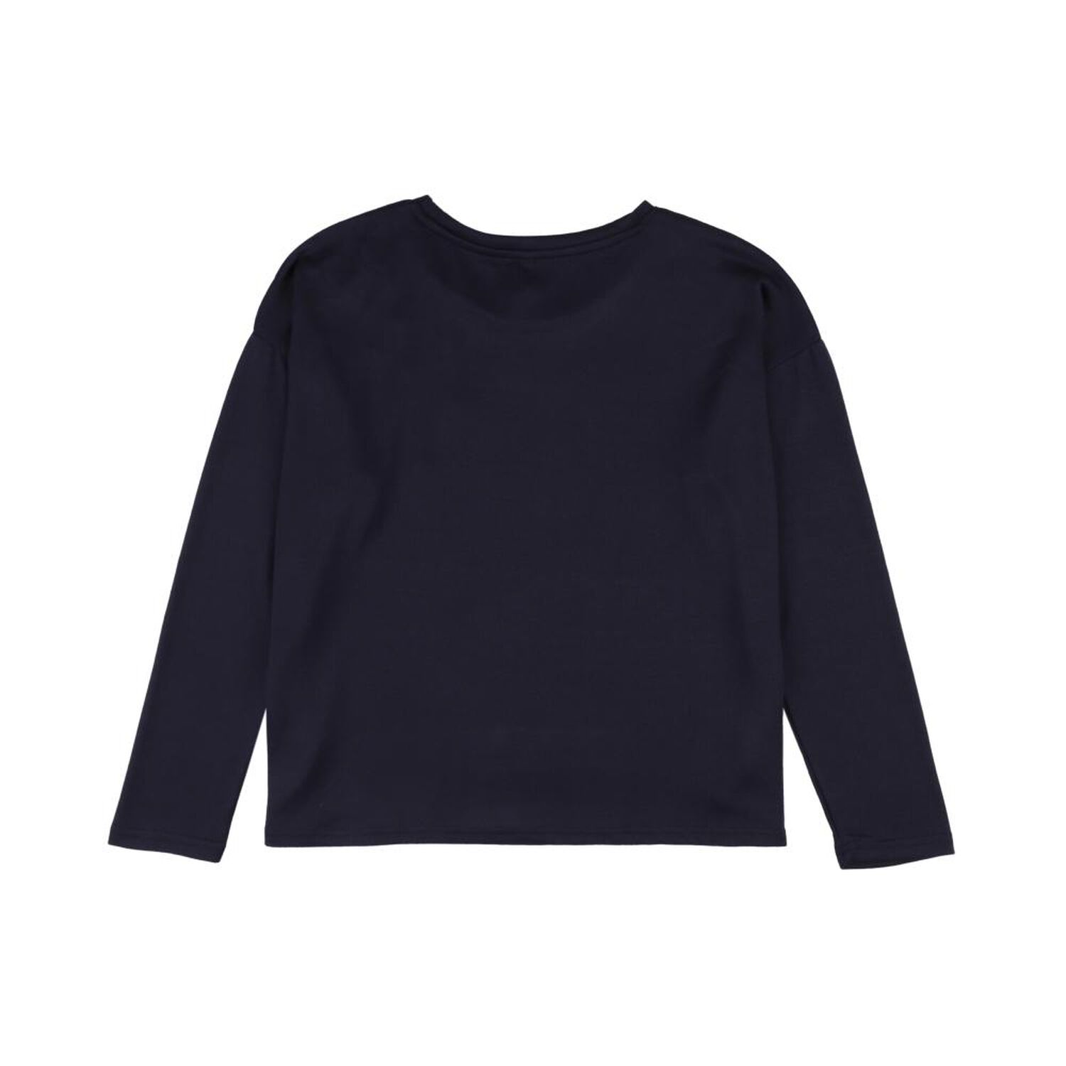 Sweater Liso Aplicaci&oacute;n Strass Manga Larga Cuello Redondo Mujer Geeps image number 1.0