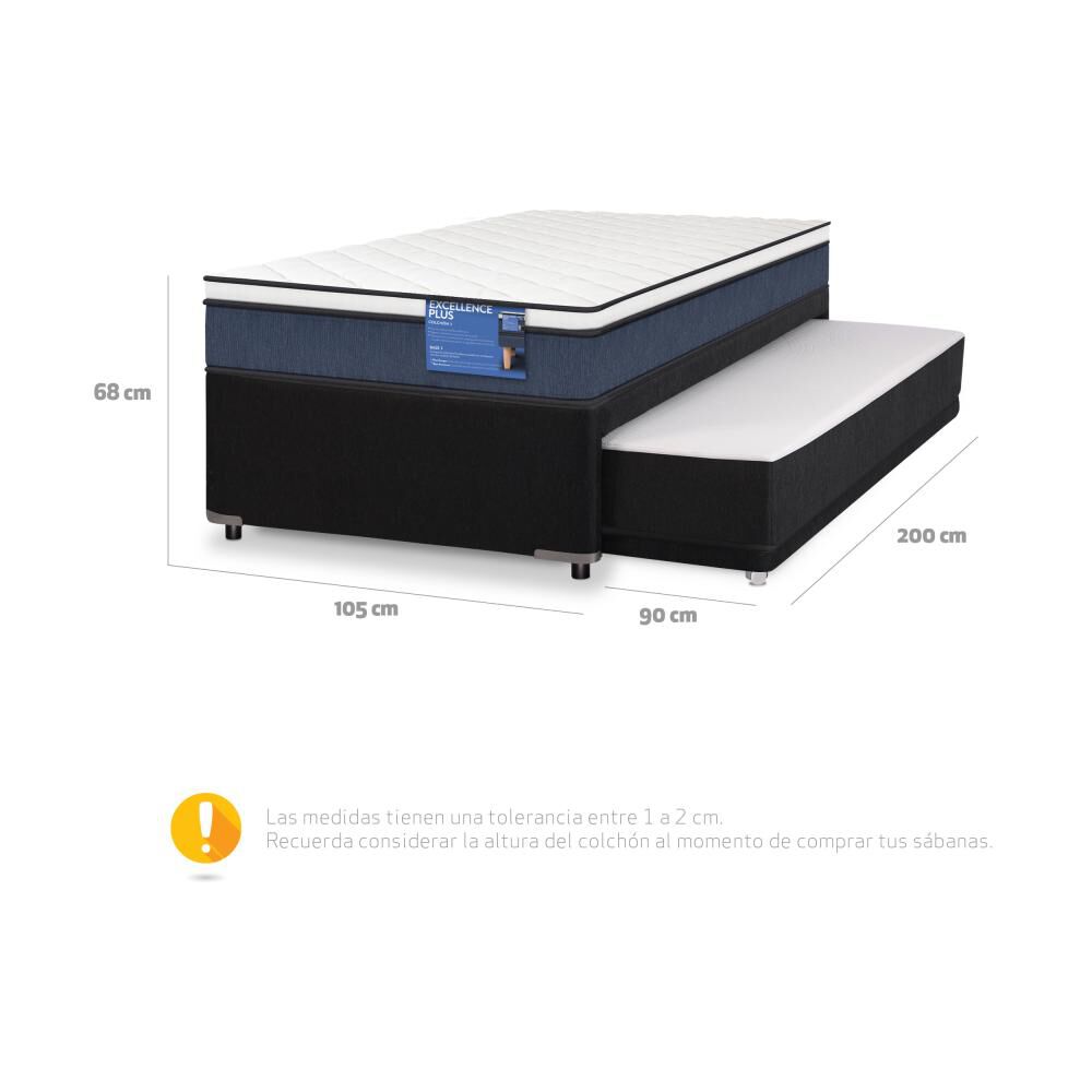 Cama Nido Cic Excellence Plus / 1.5 Plazas / Base Normal image number 2.0