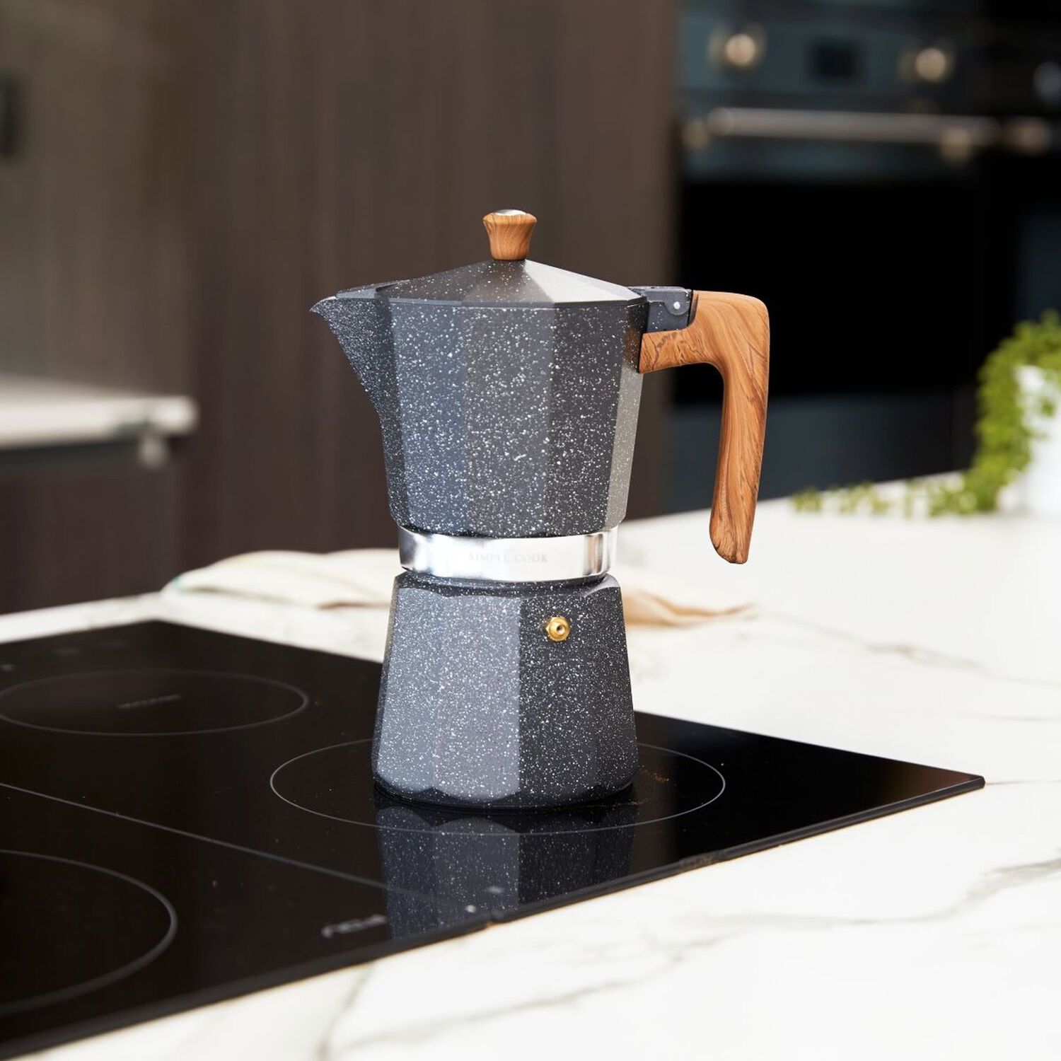 Cafetera Italiana Simple Cook Volterra 6 Tazas image number 8.0