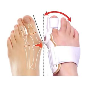 Corrector Juanetes Ortesis Hallux Valgus Color Blanco