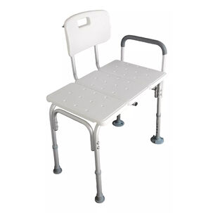 Silla Piso De Ducha Aluminio Para Transferencia Baño Tina