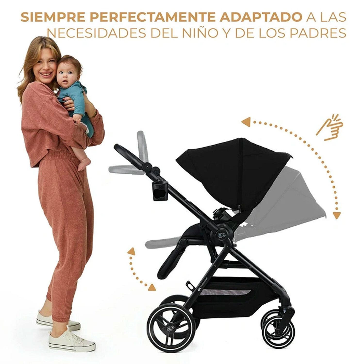 Coche De Paseo Yoxi Pure Black image number 6.0