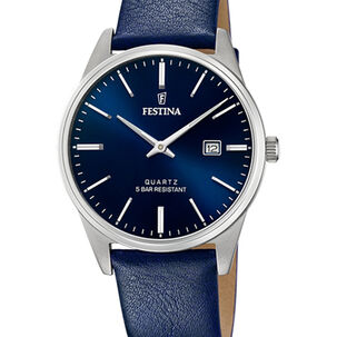 Reloj F20512/3 Festina Plateado Hombre Acero Clásico