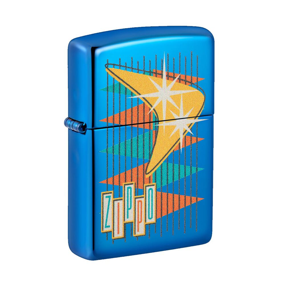 Encendedor Zippo Retro Design Azul Zp49768 image number 2.0