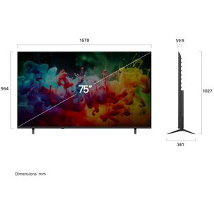 Qned Mini Led 75" LG 75QNED70BSA / Ultra HD 4K / Smart TV + Magic Remote