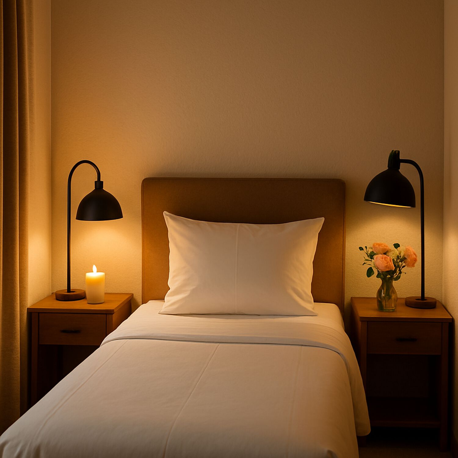S&aacute;banas 1 Plaza Algod&oacute;n Giza Percale Egipcio 300 Hilos Liso Blanco image number 3.0