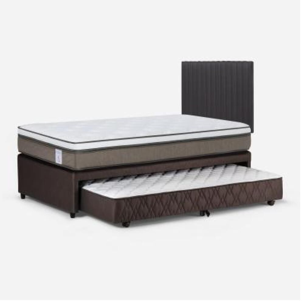 Cama Nido Rosen New Style 6 / 1.5 Plazas / Base Normal + Respaldo image number 12.0