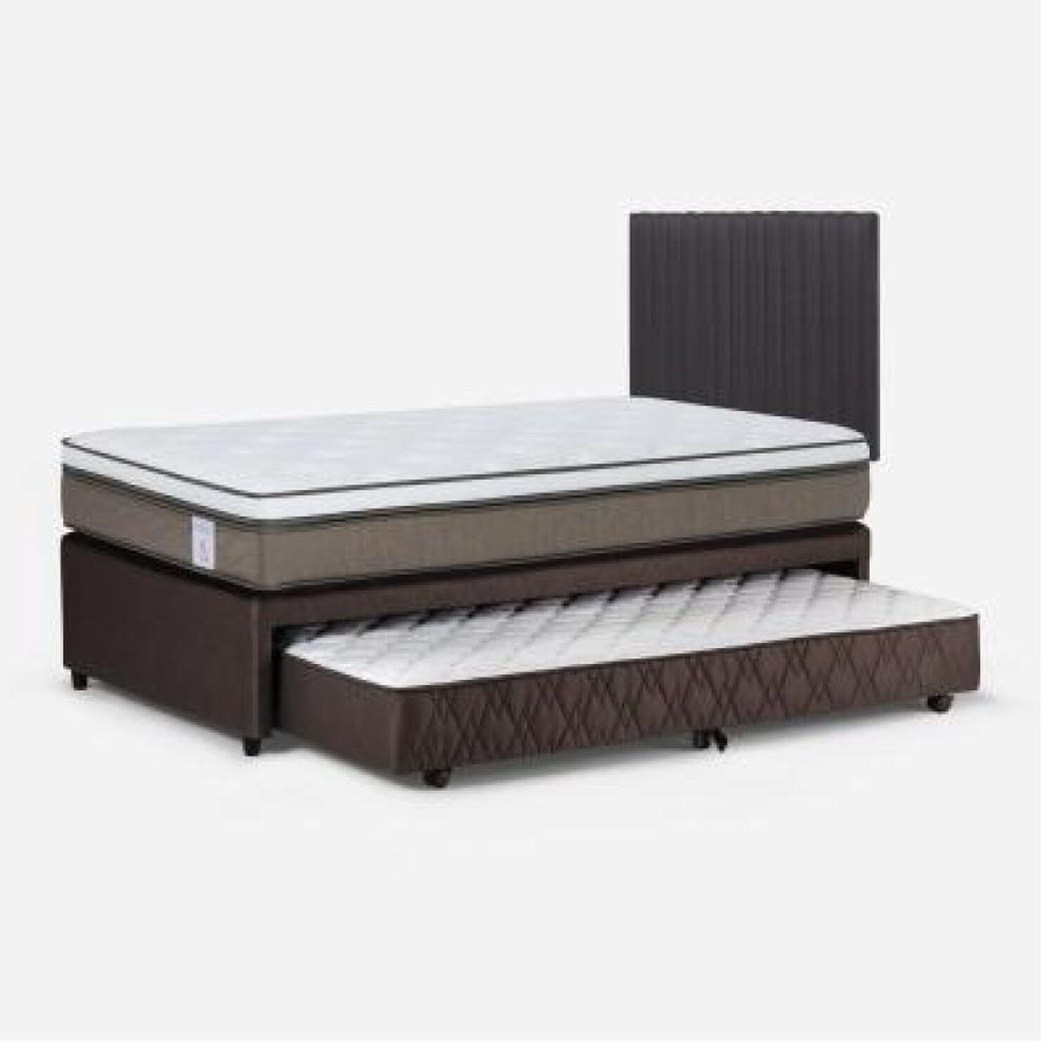 Cama Nido Rosen New Style 6 / 1.5 Plazas / Base Normal + Respaldo image number 12.0