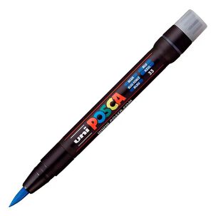 Marcador Acrilico Pincel Azul Pcf-350 Posca