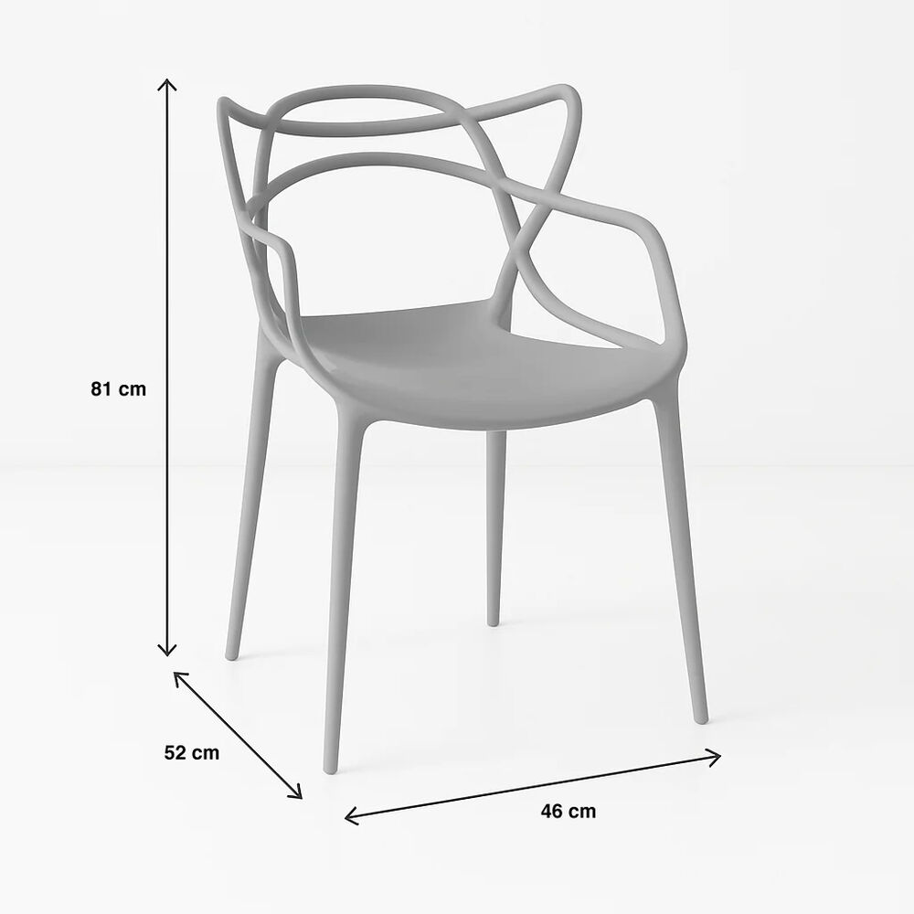 Silla De Terraza O Comedor Master - Gris image number 3.0